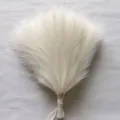 Erba di pampas bianca artificiale finta canna per una bella deco boho casa floreale - Crema