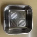 Contenitore per alimenti scatola bento quadrata in acciaio inossidabile piastra 316 - Stile quadrato portatile (senza coperchio) 1800ml / 18*18*6.3