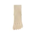 Beige verdickte Fünf-Zehen-Socken für Damen, thermische Zehensocken Mid-Tube Wintersocken - Einheitsgröße / Beige