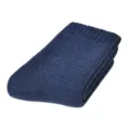 Dikke heren winter warme wollen sokken in donkerblauw, comfortabel thermisch breiwerk. - Eén Maat(39-45) / Marineblauw