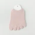 Chaussettes de demi-pied à cinq orteils en maille rose pour femmes été respirantes invisibles - R84 (Taille unique 34-40) / R84-Y-0 Rose