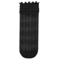 Calzini al polpaccio neri con bordo volant e motivo a rombi lavorato a maglia per donna ogni giorno. - Taglia Unica 34-40 / Argyle Nero