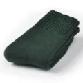 Dicke warme Winter Wollsocken für Damen, dunkelgrüne gemütliche Thermosocken Strick Variante. - I02 (Einheitsgröße 34-39) / Dunkelgrün