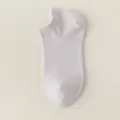 Women breathable mesh short ankle socks light summer casual cotton low cut sneaker socks - One Size 34-40 / Light Purple
