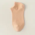 Women breathable mesh short socks, low cut cotton ankle socks for summer casual sneakers. - One Size 34-40 / Flesh Pink