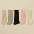 Verdikte badstof vijf-teen sokken voor vrouwen herfst winter warme comfortabele sokken. - Eén maat / 5 Gemengde Kleuren