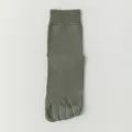 Army Green Five Toe Socks Breathable Mesh Cotton Mid Tube Athletic Split Toe Socks Variant - One Size(39-46) / Army Green