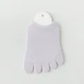 Femmes respirant maille cinq orteils avant-pied chaussettes été invisible demi chaussettes - R84 (Taille unique 34-40) / R84-Y-0 violet clair