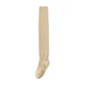 Damen doppelseitig geraute warme Plüsch Overknee Socken Winter Thermische lange Strümpfe - Einheitsgröße (34-40) / Khaki