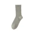 Damen dicke einfarbige warme Kaninchenhaar Mittelsocken Herbst Winter gemütliche Socken - JL65 (Einheitsgröße 34-40) / JL65 Grau
