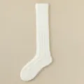 Dicke kuschelige Korallenfleece flauschige lange Socken, weisse warme Haussocken Variante. - Einheitsgröße (34-39) / Weiß