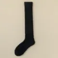 Thick coral fleece fuzzy warm winter sleep socks for women postpartum home floor wear black - One Size (34-39) / Black