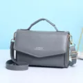 Modieuze grijze multifunctionele crossbodytas en minimalistische portemonnee voor dames - Grijs