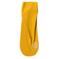 Gelbe Sommer Damensocken mittelhoch Eisseide Baumwollboden atmungsaktive einfarbige Socken - C59 (Einheitsgröße 34-40) / Osmanthus-Gelb