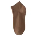 Brown Women Ribbed Low Cut Short Socks Casual Thin Ankle Socks Daily Breathable Cotton - C75 (One Size 34-40) / Khaki