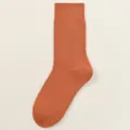 Dicke Damen Winter Baumwolle Socken, warme Frottee Röhrensocken in schöner Unifarbe. - J98-1 Karamell