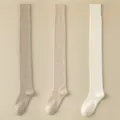 Cashmere over-the-knee socks for women, winter thermal long thigh high stockings in three colors. - JL26 (One Size 34-39) / 3 Pieces/Pack / JL26 Khaki + Light Beige + White