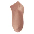 Women short socks casual ribbed ankle cotton low cut cute solid color daily wear breathable - C75 (One Size 34-40) / Light Pink