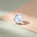 Elegante 6mm reuzenrad geslepen tweekleurige oorknopjes van zilveren titaniumlegering - Titaniumlegering Externe Spiraal Kraakbeen Piercing (A1150) / Blauw-Paars