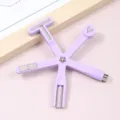Purple 8-in-1 multi-functional cat eye nail magnet tool for DIY nail art - Eight In One Magnet S630 Purple