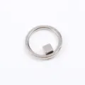 Strong silver circular ring magnet tool for professional cat eye nail art design - Square Ring (S643-02)