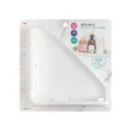 Wall-mounted triangular bathroom corner shelf with no-drill adhesive design - Triangle Drainage Shelf (5145) / White