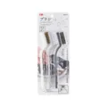 Lot de 3 brosses de nettoyage japonaises pour cuisinière à gaz pour les fentes de la cuisine - Ensemble de 3 / Style 577