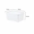Small double-layer plastic drain basket with lid, 1.5L capacity kitchen storage box - S / 1.5L Capacity (Single Piece)