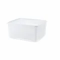 5L Large double-layer draining basket with lid, plastic refrigerator storage container - L / 5L Capacity (Single Piece)