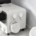 Ganci magnetici bianchi forti per la conservazione del frigorifero e l'organizzazione cucina - Gancio Singolo (Tondo)