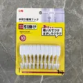 10er-Set weiße KM Kunststoffhaken für 10mm Abtropfregale, Tragkraft bis zu 1 kg - Kleine Schnalle Stil (Modell 1026#) / 10er Pack