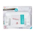 White punch-free kitchen paper towel holder for cabinet roll storage and organization - White Simple Style (561)
