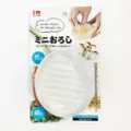 KM manual mini garlic grater in professional retail packaging featuring coarse and fine surfaces - Dual-Sided Coarse and Fine Oval Grinding Style (1036)