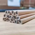 Wooden Pencil Triangle HB Student Writing Stationery Eco-Friendly Natural Wood Pencil - Raw Wood Triangular Barrel / HB