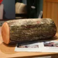 Λεπτομερής άποψη ενός ρεαλιστικού λούτρινου μαξιλαριού σε σχήμα διακοσμητικού κορμού - Σχήμα C / 50cm