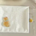 Korean milky yellow stars fabric DIY handmade tablecloth cute cat design material sewing accessories - 60x40 cm (Multi-Functional Cover Cloth) / SZBA079101