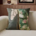 Vintage Chinese style decorative throw pillow, luxury couch cushion for living room bedroom. - SBZA038105