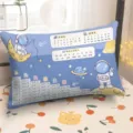 Cuscino educativo con stampa formula matematica e pinyin, fodera cuscino astronauta blu. - DBBS11
