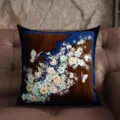 Vintage Chinese style floral butterfly throw pillow for living room sofa and vintage home decor. - MANM05