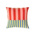 Retro colorful striped square pillow cover, Nordic minimalist sofa cushion cover. - AZVN08 Retro Stripe