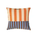 Retro striped throw pillow cover detail, square cushion case with contrast color design. - AZVN06 Retro Stripe