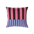 Retro striped throw pillow cover detail, Nordic style square cushion cover pattern view. - AZVN05 Retro Stripe