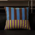 Retro striped square throw pillow cover, modern decorative cushion for sofa and room. - 35x35cm (Without Core) / AZVN02 Retro Stripe