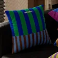 Retro striped square pillowcase, Nordic minimalist living room sofa cushion cover. - 35x35cm (Without Core) / AZVN03 Retro Stripe