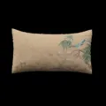 Cuscino lombare rettangolare stile cinese con elegante motivo tradizionale di uccelli. - 50x30 cm (senza interno cuscino) / LZEW03