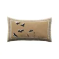 New Chinese style rectangular throw pillow with elegant flying birds and traditional border. - LZEW07