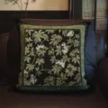 Vintage botanical throw pillow cover, French luxury floral decorative cushion for sofa bed. - SBZA001508