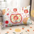 Cute cartoon doodle throw pillow soft plush cushion for bedroom sofa bedside decor - DAYP06