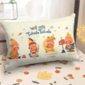 Cute cartoon star character printed rectangular pillow soft bedroom bedside cushion gift - DAYP11