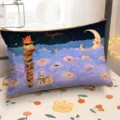 Cute starman cartoon print rectangular throw pillow soft bedroom bedside cushion gift - DAYP13